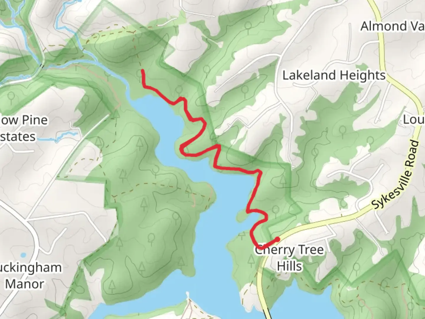 An image depicting the trail Morgan Run Walk and its surrounding area.