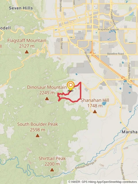 Table Mountain via Mesa Trail and Bear Canyon - NCAR Trail