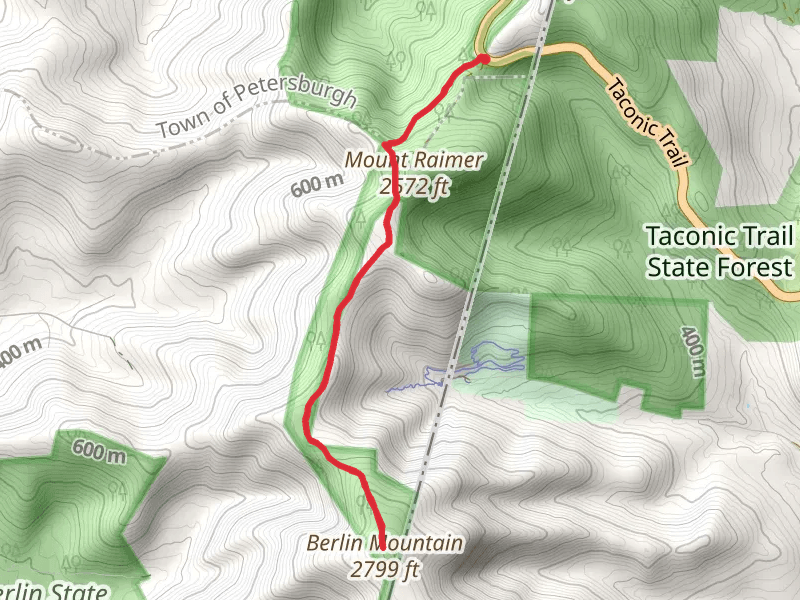 Mount Raimer via Taconic Crest Trail