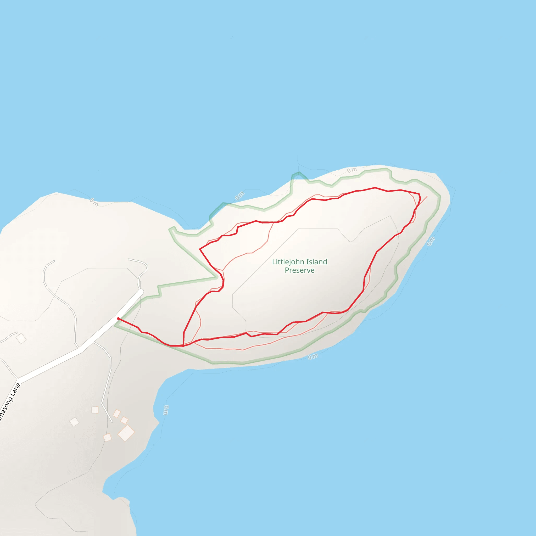 Pemasong Lane Loop mobile static map