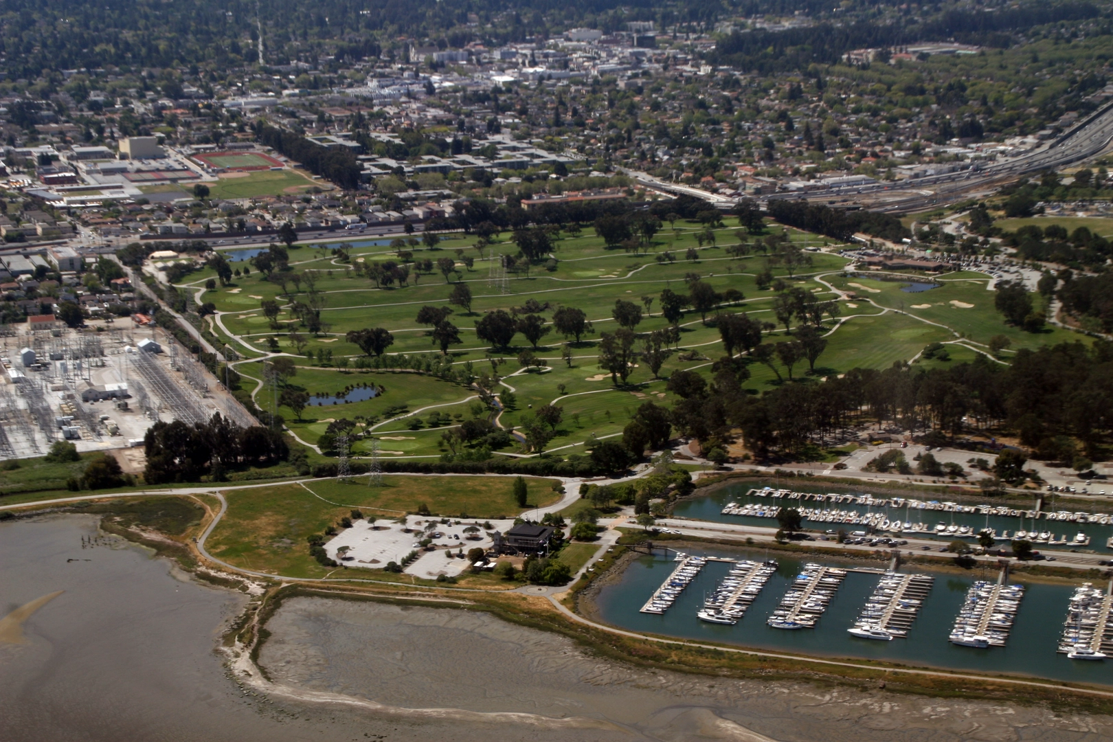 An image depicting the trail Coyote Creek Trail from Coyote Creek Golf Drive and its surrounding area.
