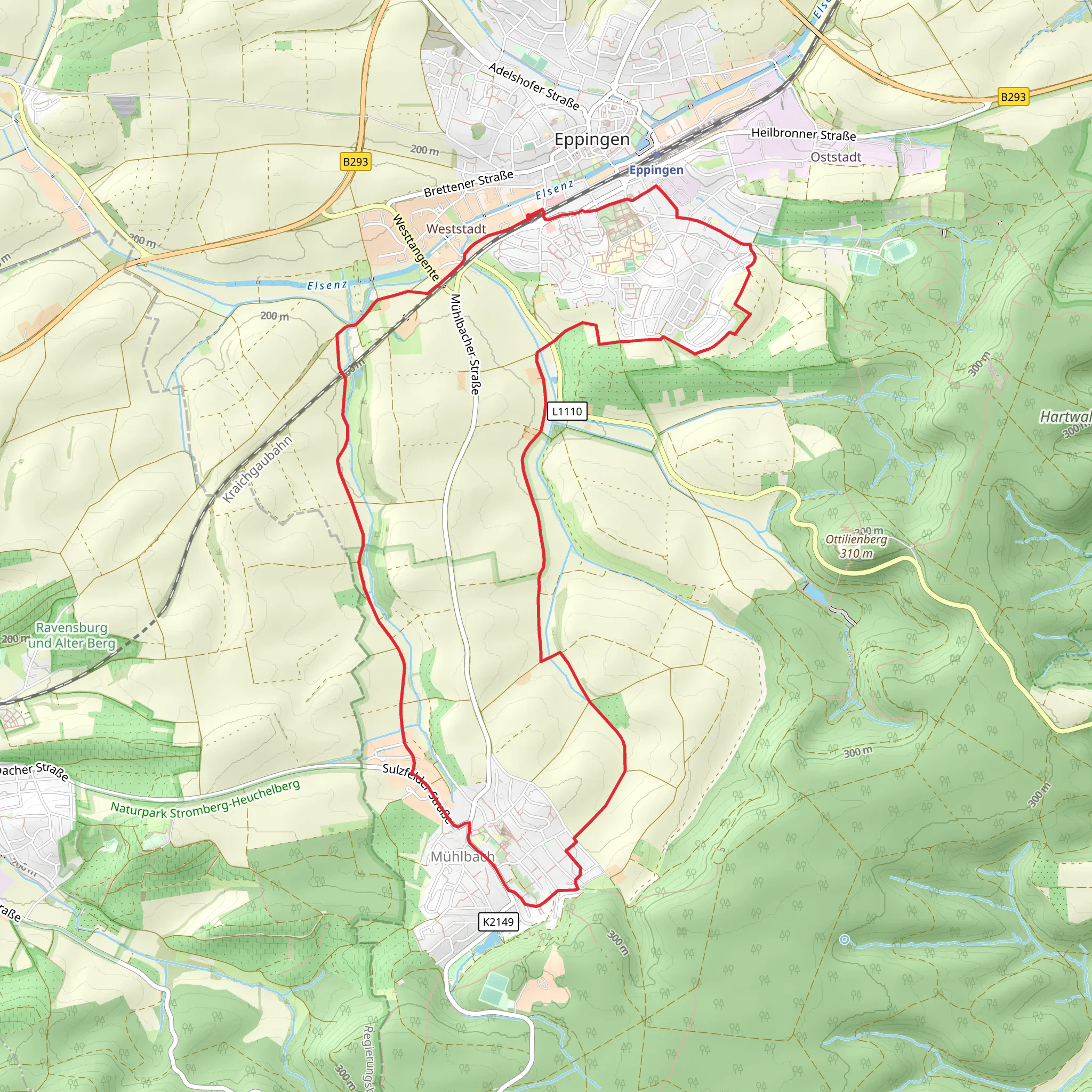 Eppingen West Loop mobile static map