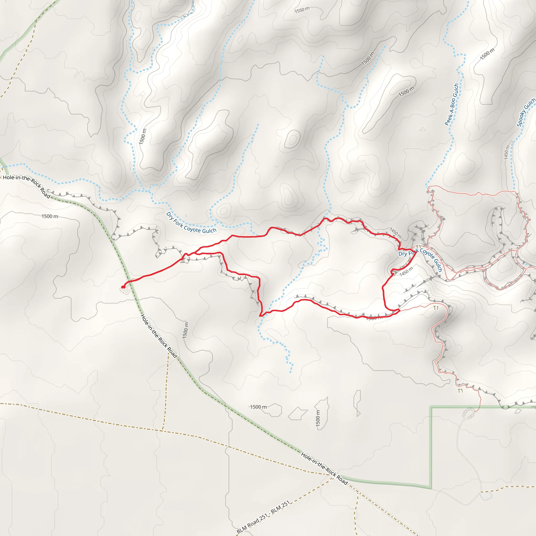 Upper Dry Fork Trail and Lower Dry Fork Trail mobile static map