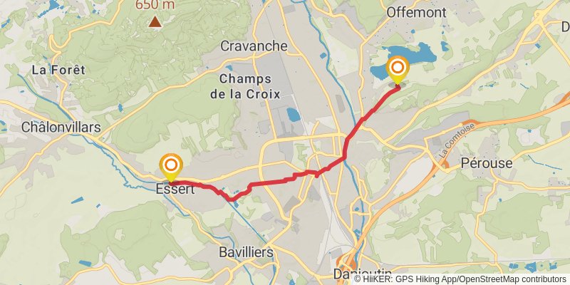 GR de Pays - Randonnée des Forts alt 3 Map