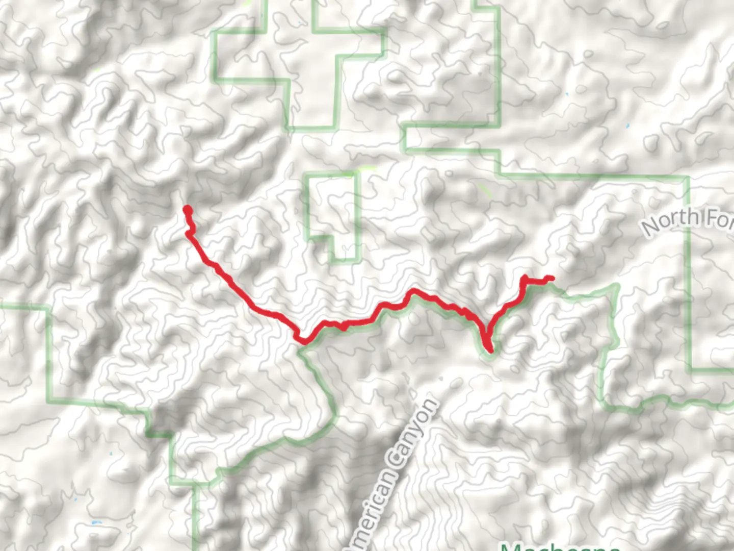 An image depicting the trail Pine Mountain Trail and its surrounding area.