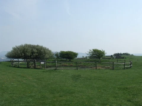 An image depicting the trail Lewes to Falmer Walk via Lewes Castle and its surrounding area.