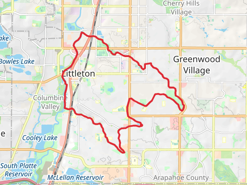 High Line Canal and Lee Gulch Trail Loop