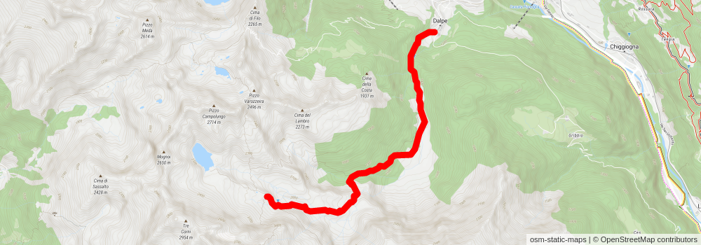 Campo Tencia Trail stage 2 Map