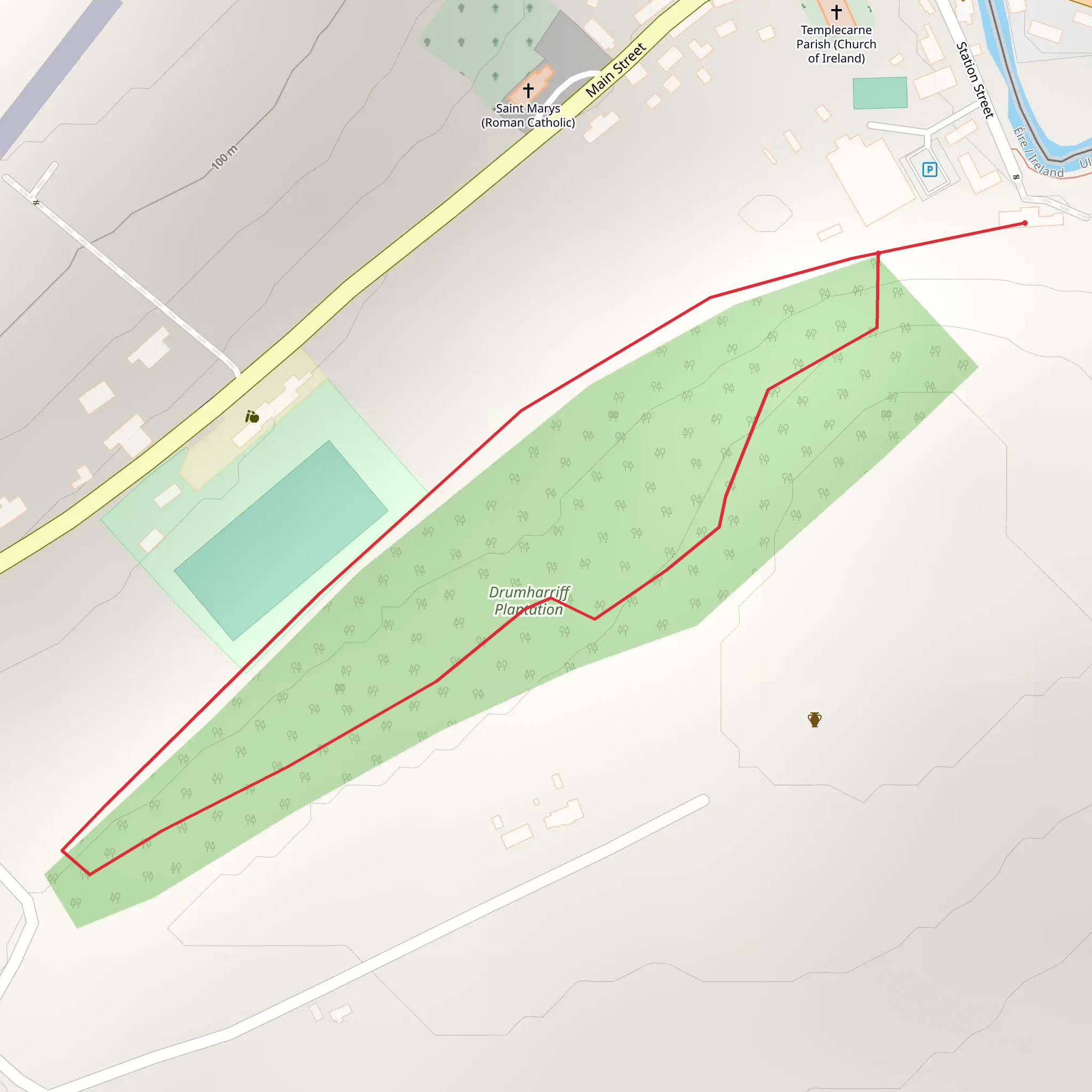 Drumharriff - Forest Stroll mobile static map