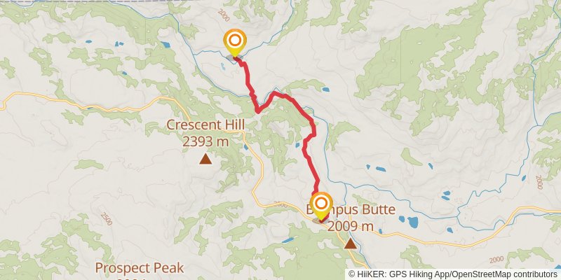 Black Canyon of the Yellowstone stage 2 Map