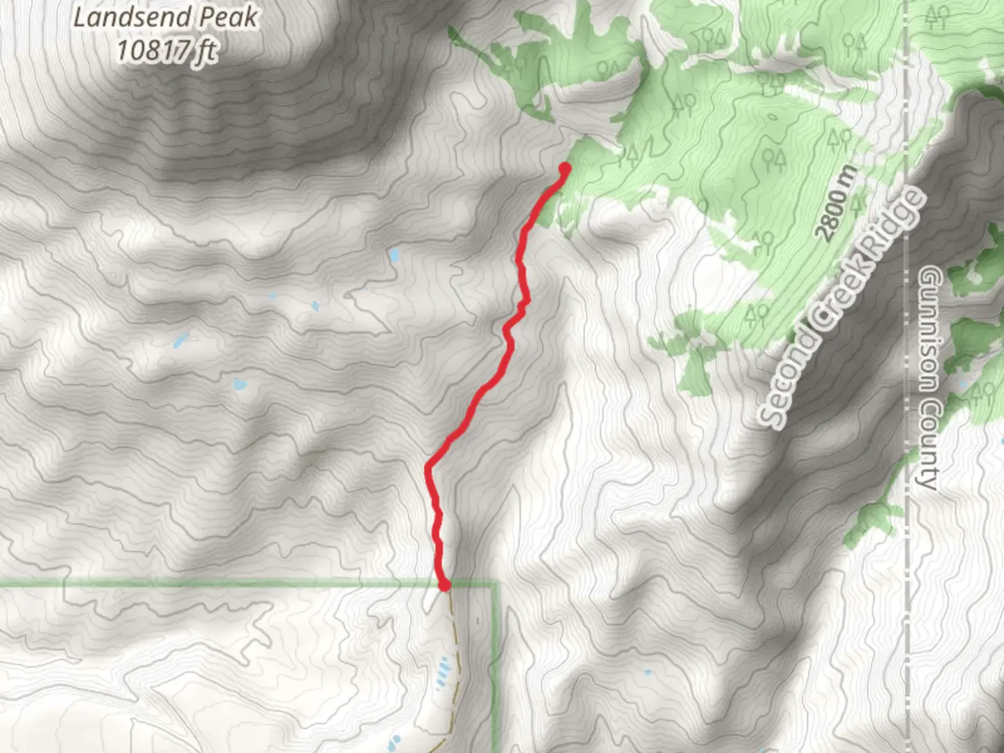 An image depicting the trail Little Coal Creek Trail and its surrounding area.