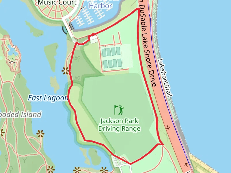 Jackson Park Driving Range Loop