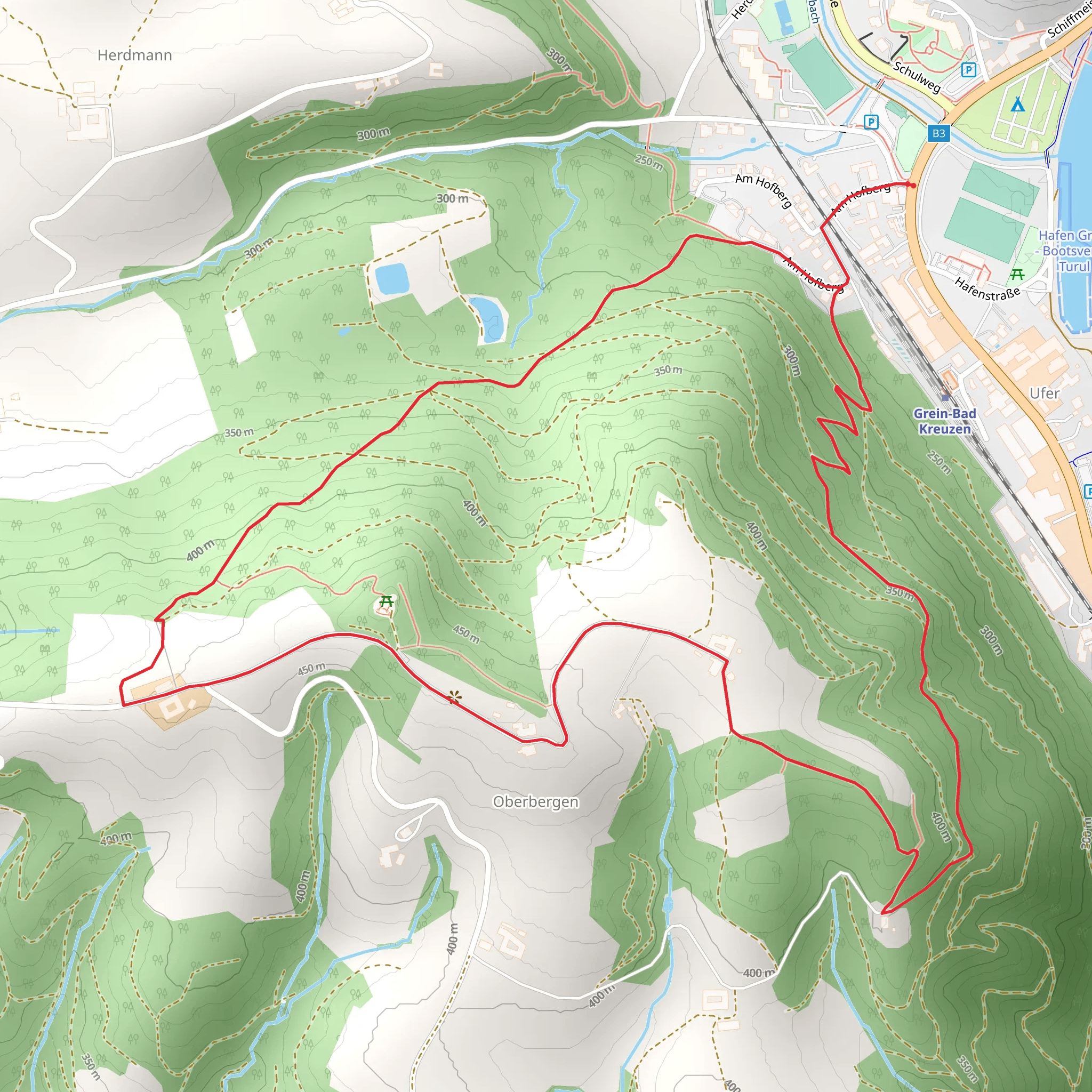 Gobelwarte Loop mobile static map
