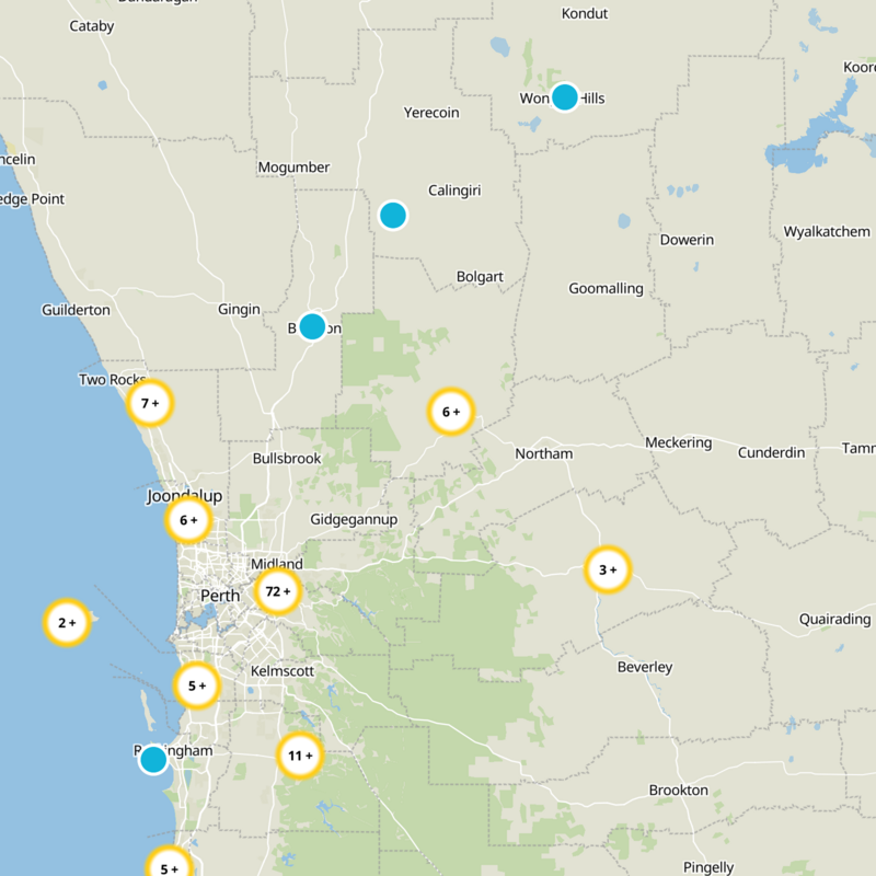 Shire Of Toodyay Static Map