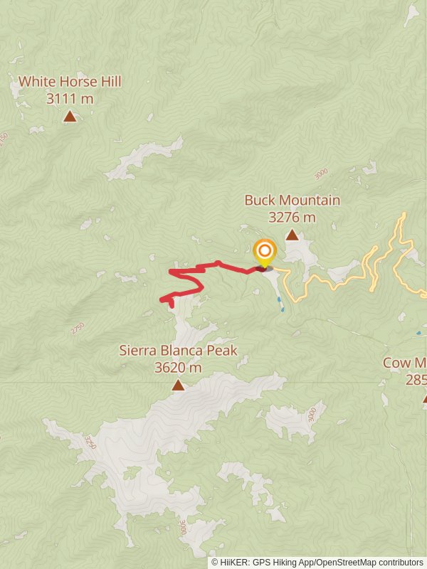 Lookout Mountain - Sierra Blanca Out and Back