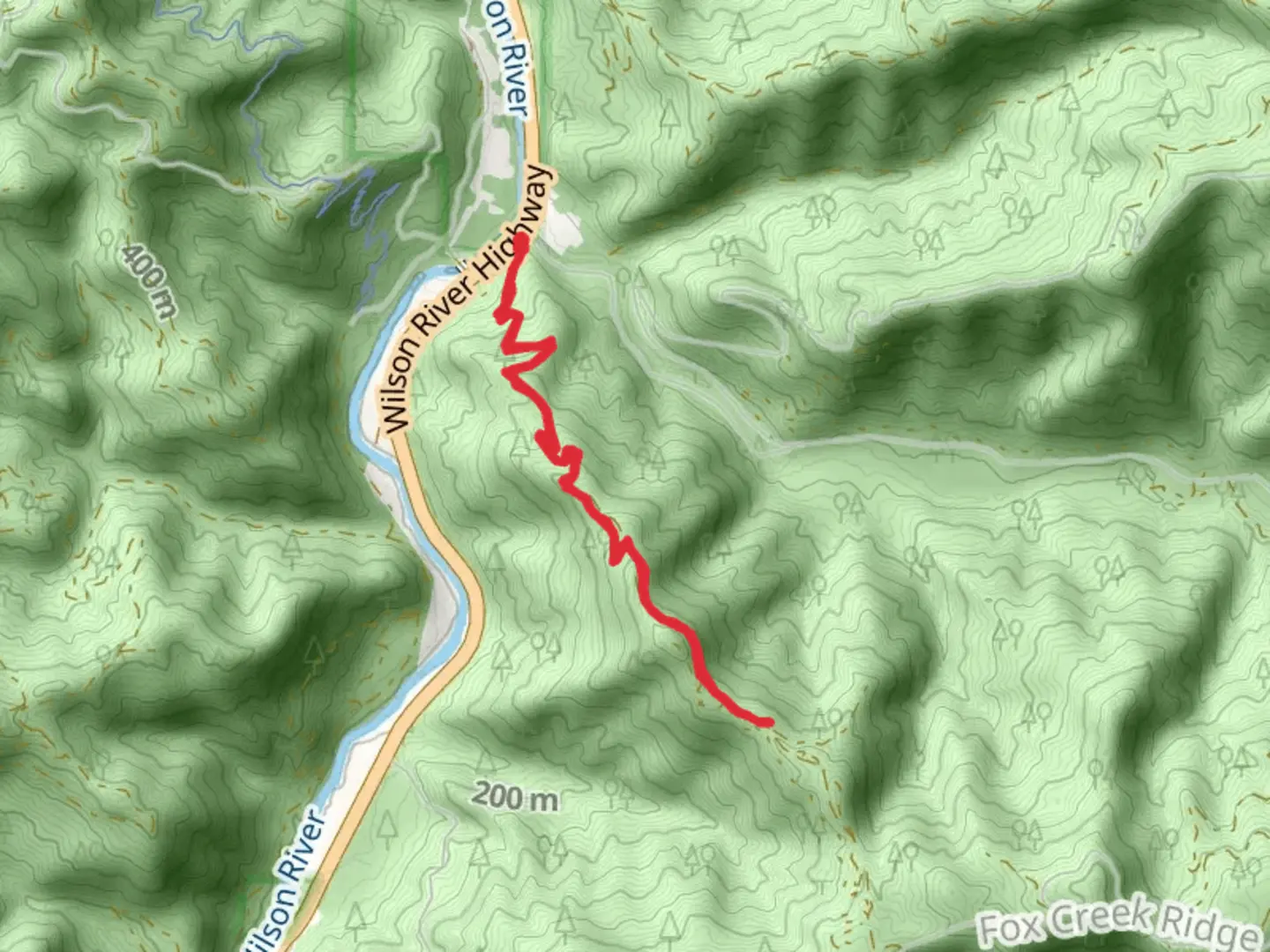 An image depicting the trail Rogers Road Walk and its surrounding area.