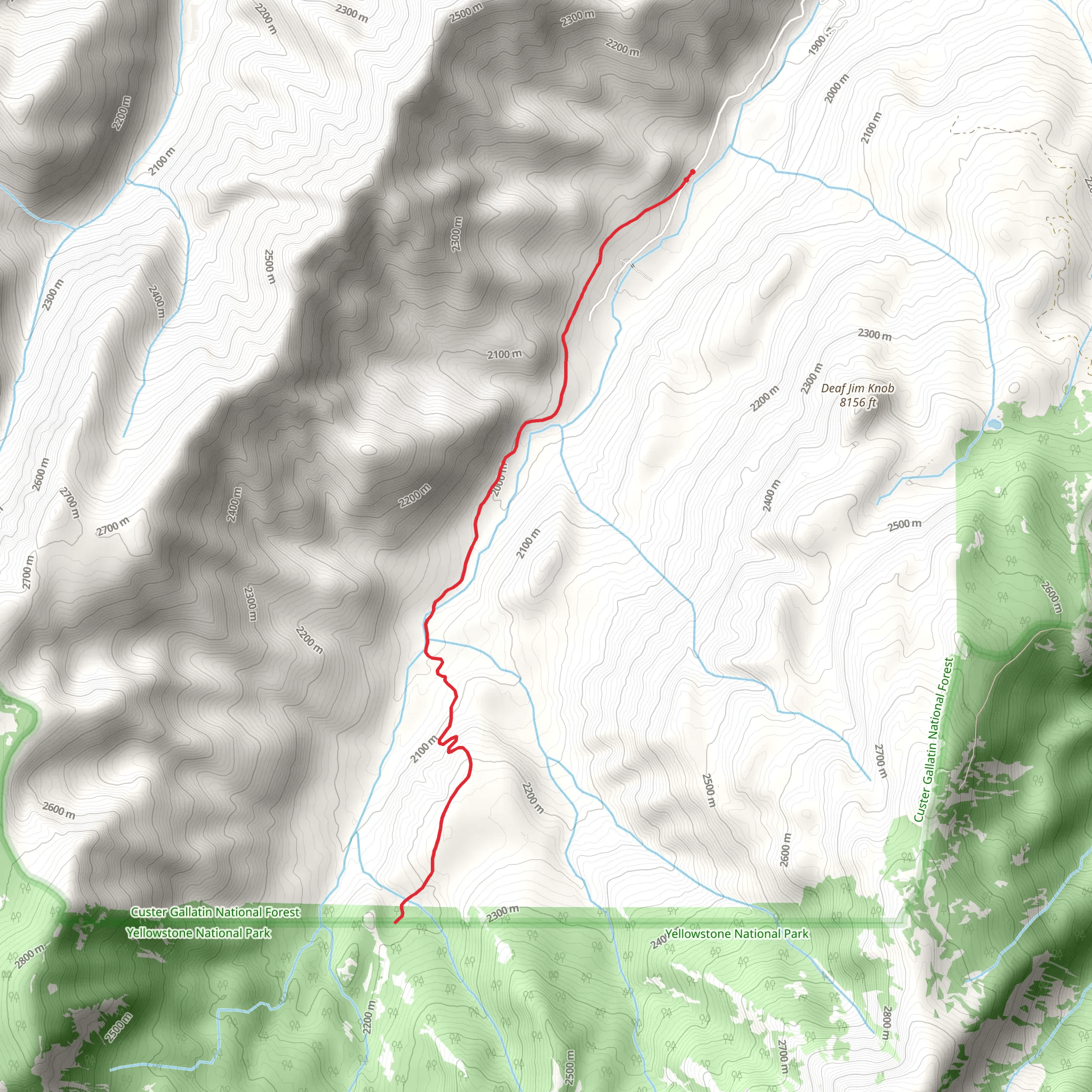 Mulherin Trail mobile static map