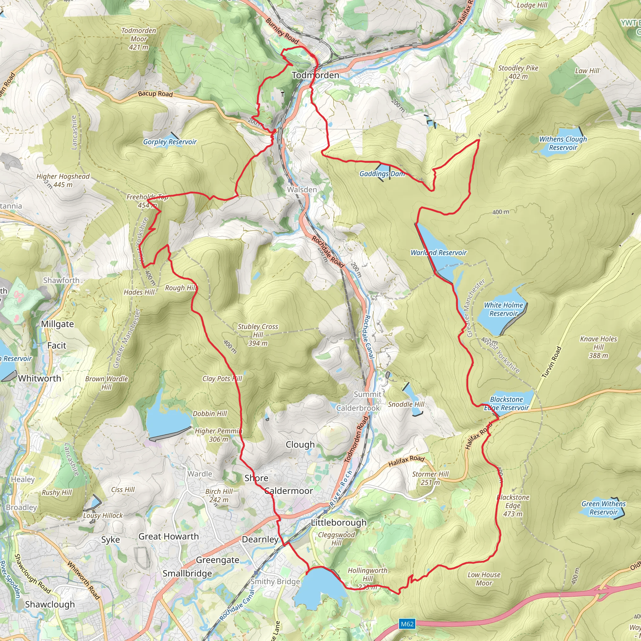 Aiggin Stone Amble Short Loop mobile static map