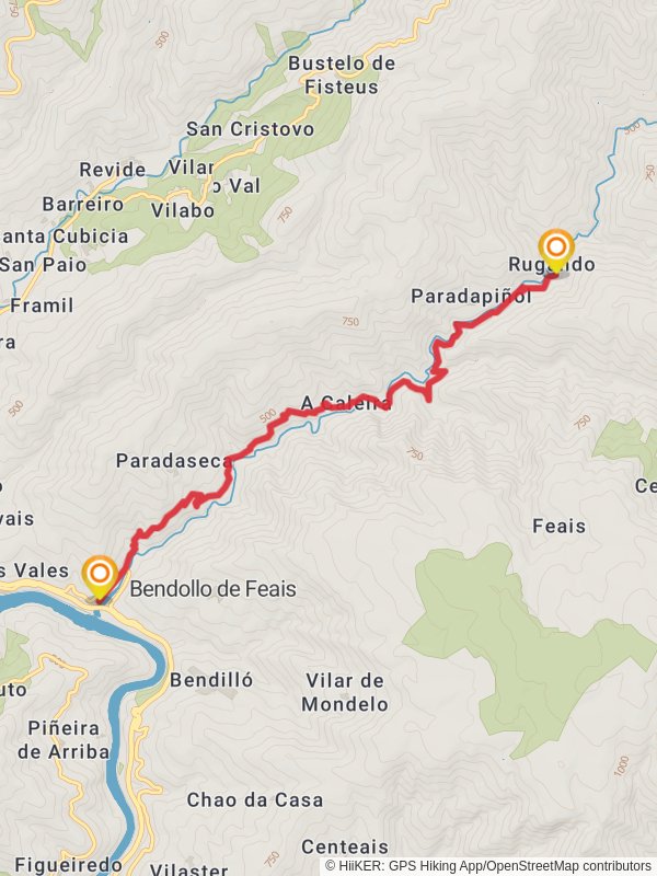 PR G 187 Camiño do ferradal mobile static map