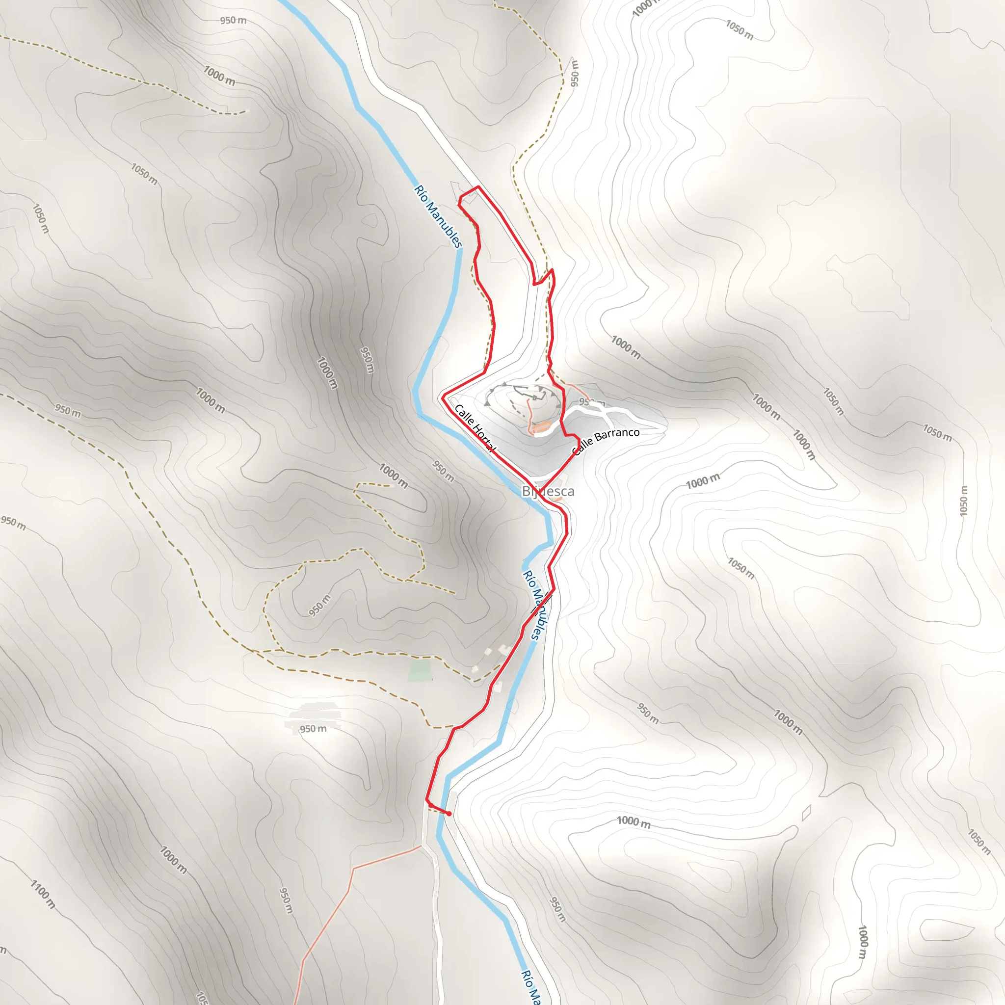 Bijuesca Route SL Z 4 mobile static map