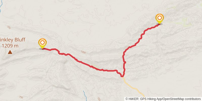 Larapinta Trail stage 4 Map