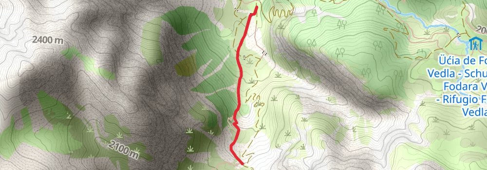 Alta Via 1 alt 3 Map