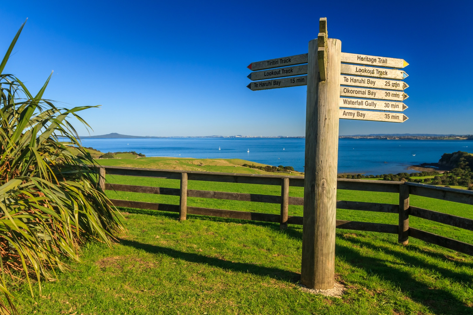 An image depicting the trail Shakespear Regional Park Loop and its surrounding area.