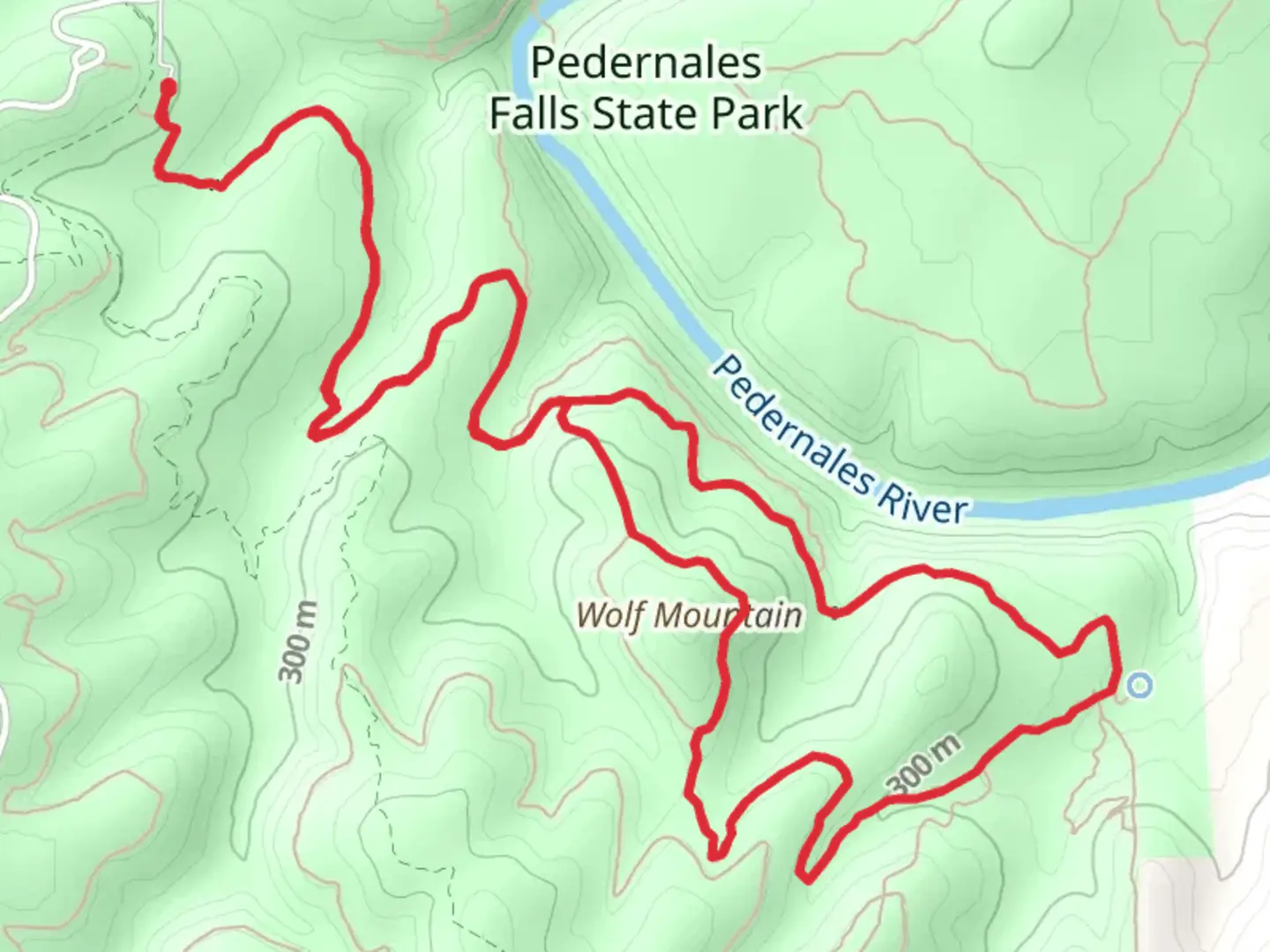An image depicting the trail Wolf Mountain Loop Trail and its surrounding area.