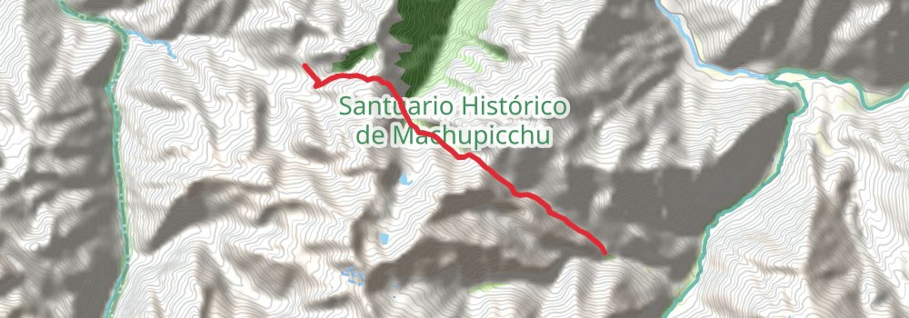 Inca Trail stage 2 Map