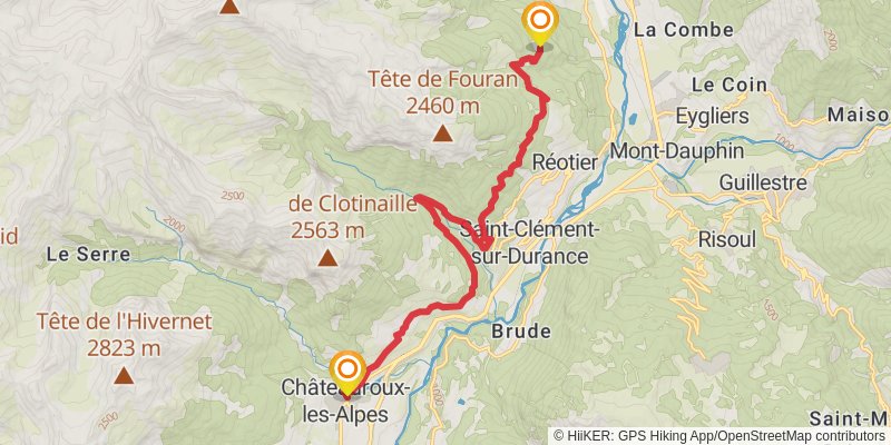 GR 50 stage 11 Map