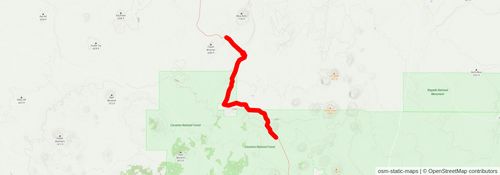 Southwestern Horseshoe Trail stage 64 Map