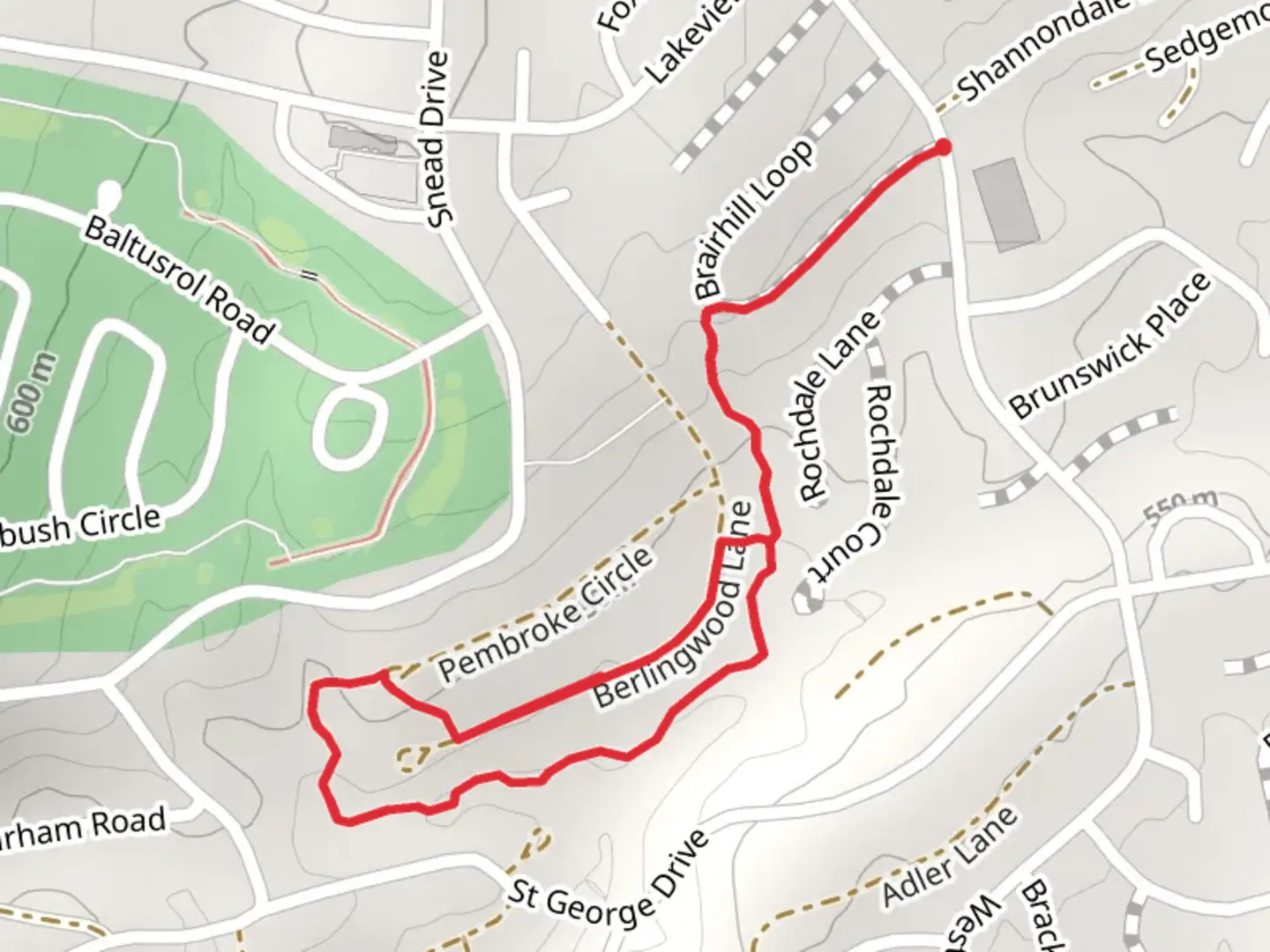 An image depicting the trail Fairfield Forest Loop Trail and its surrounding area.