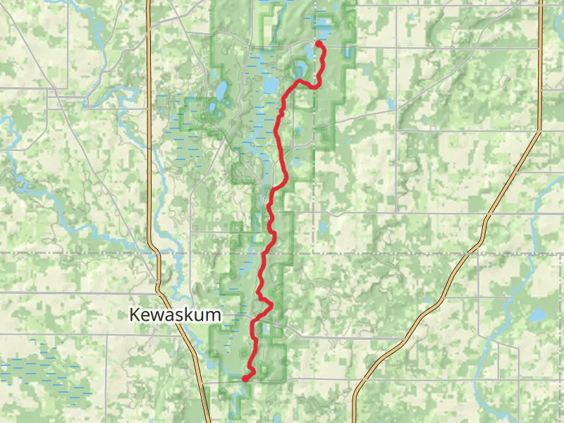 Ice Age Trail from Mud Lake