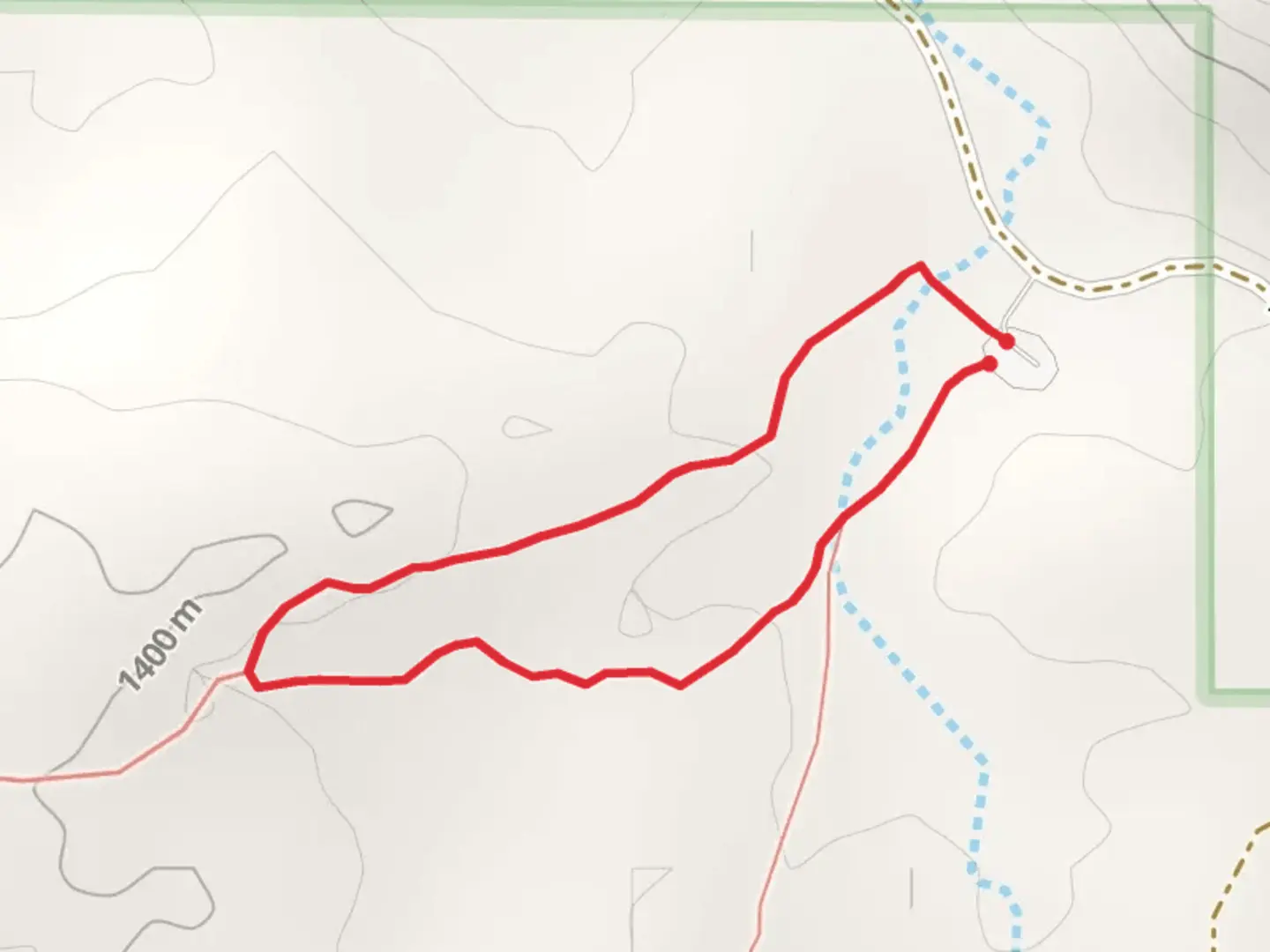An image depicting the trail Horsethief Canyon Road Loop and its surrounding area.