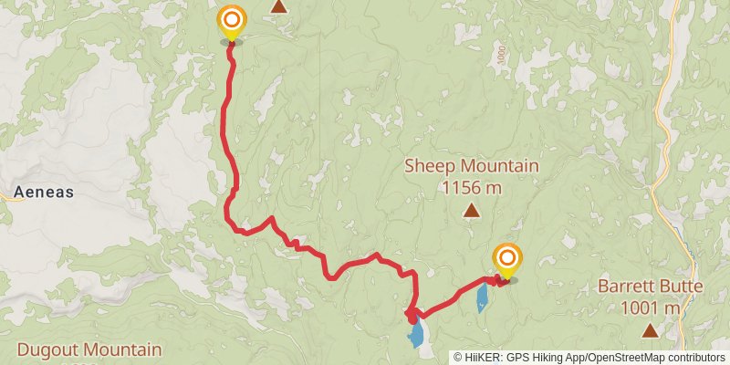 Ultra Pedestrian North Loop stage 225 Map
