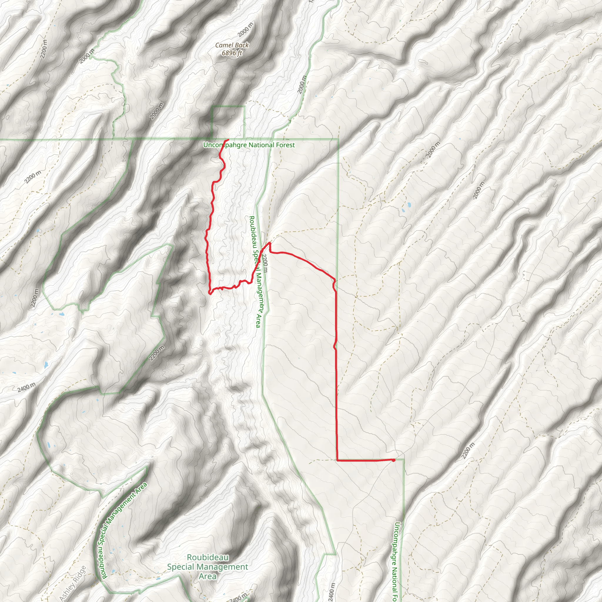 Ben Lowe Trail mobile static map
