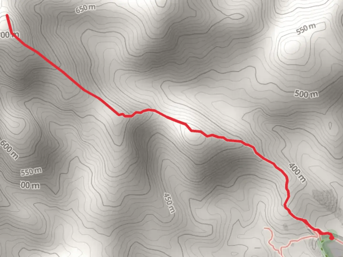 An image depicting the trail Palm Wash Overlook and its surrounding area.