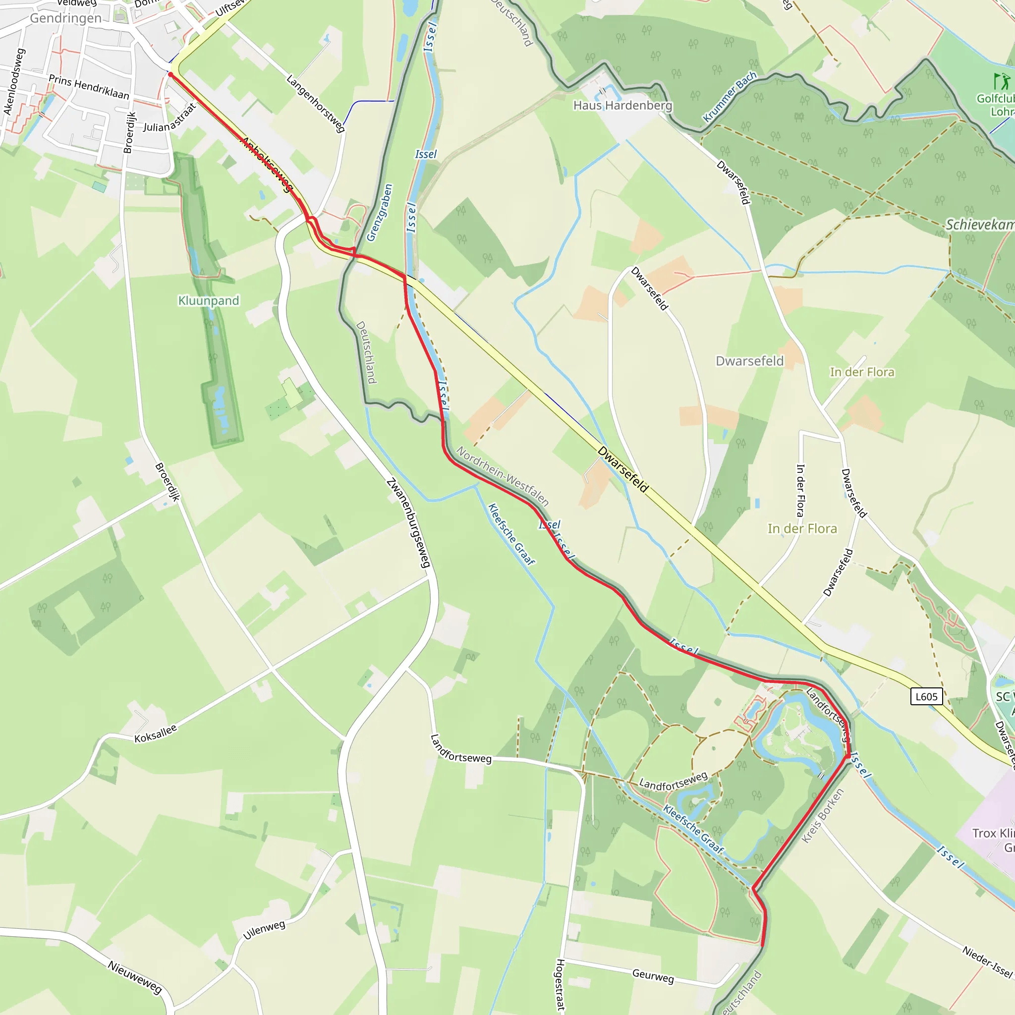 Huis Landfort mobile static map