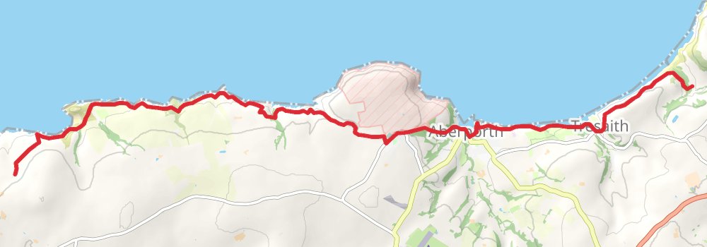 Wales Coast Path stage 38 Map