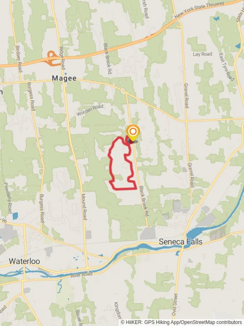 An image depicting the trail Ada Trail and Blue Heron Loop and its surrounding area.