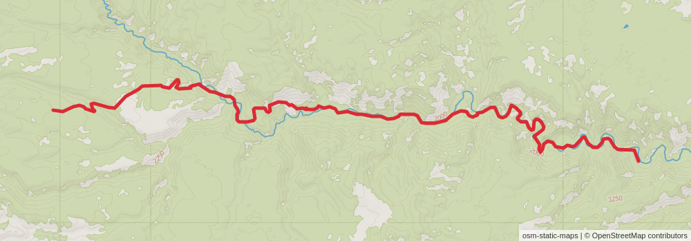 Grand Enchantment Trail stage 36 Map