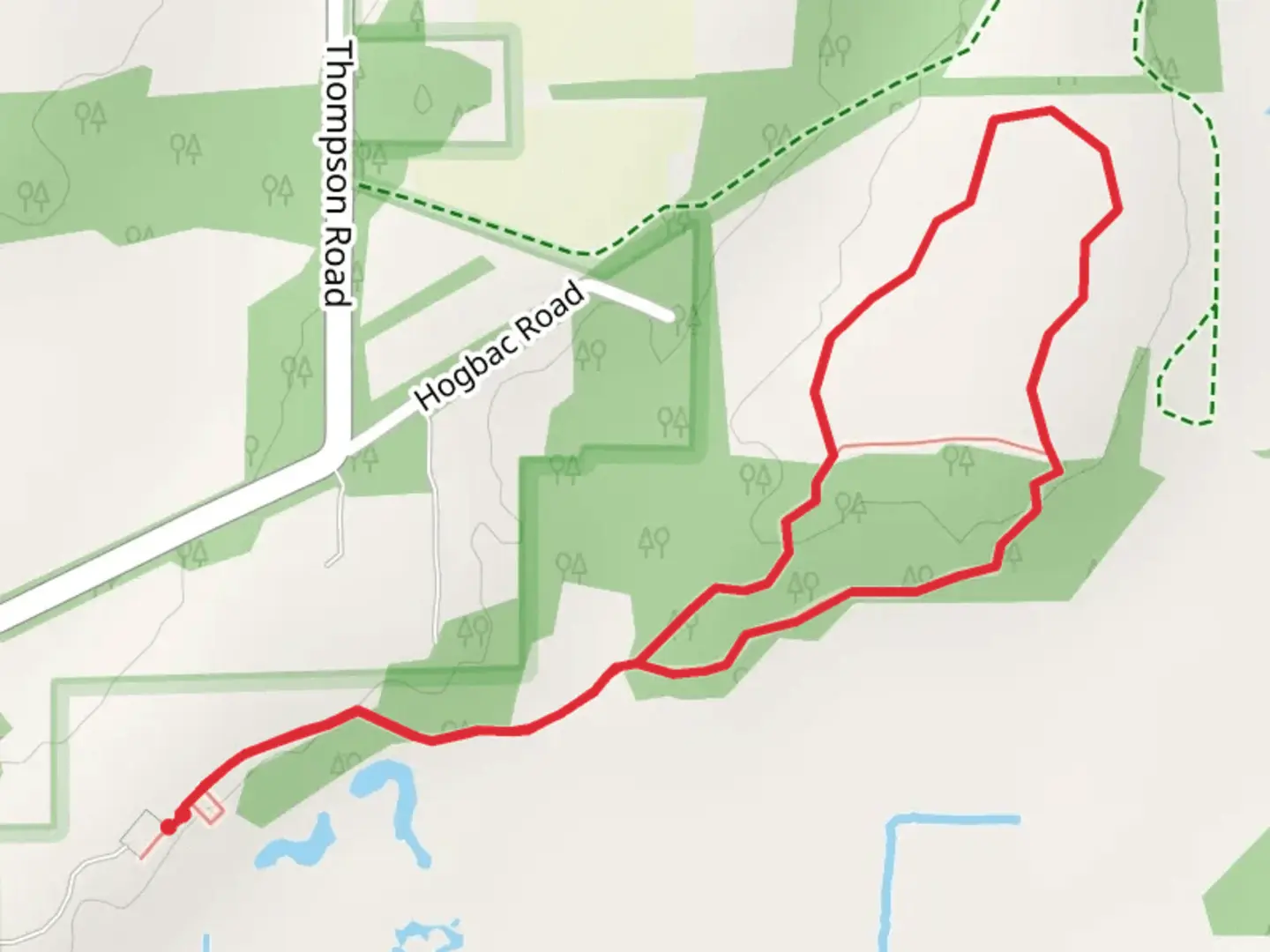 An image depicting the trail Entire Trail Loop and its surrounding area.