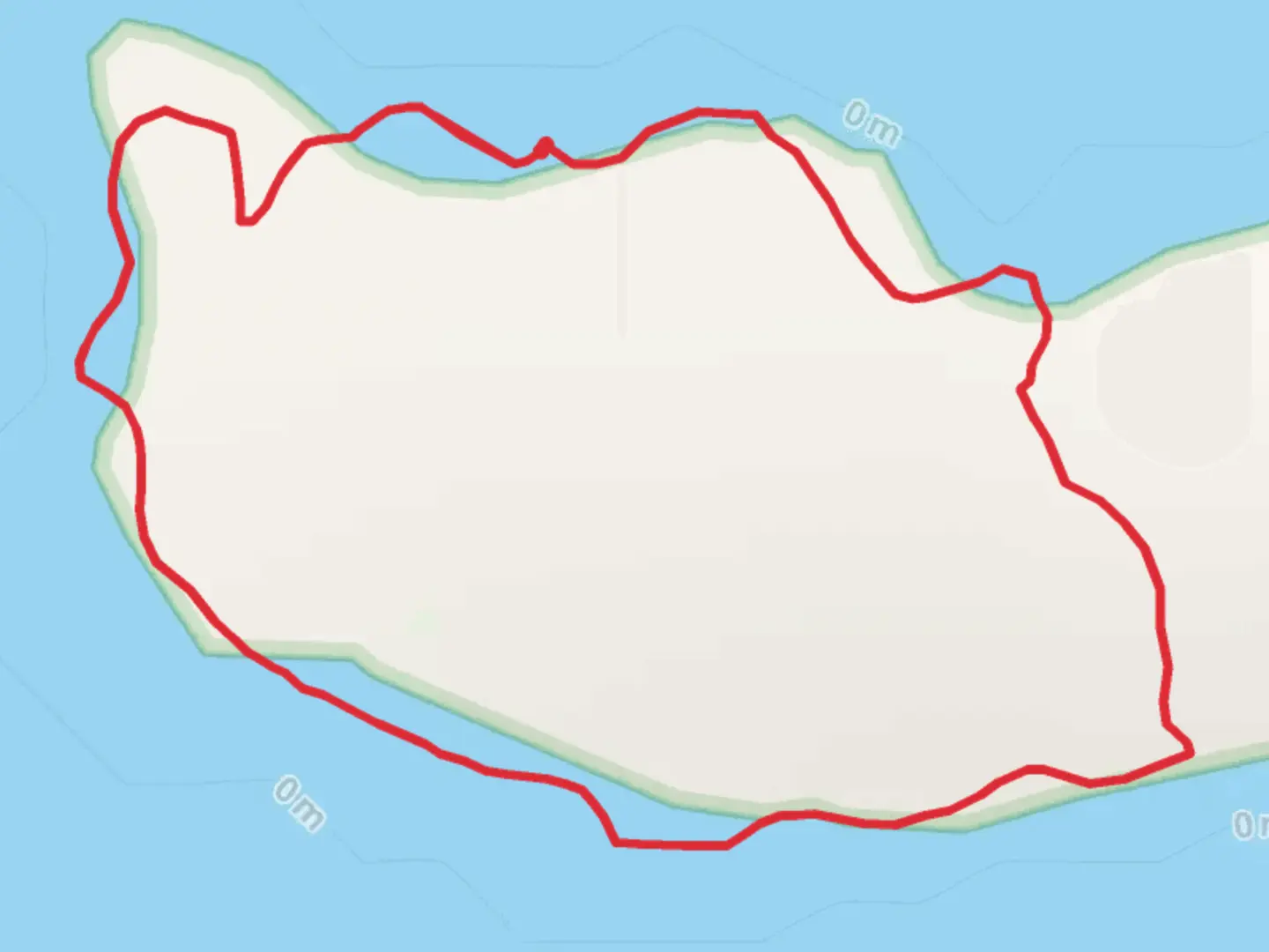 An image depicting the trail Bean Island Loop and its surrounding area.