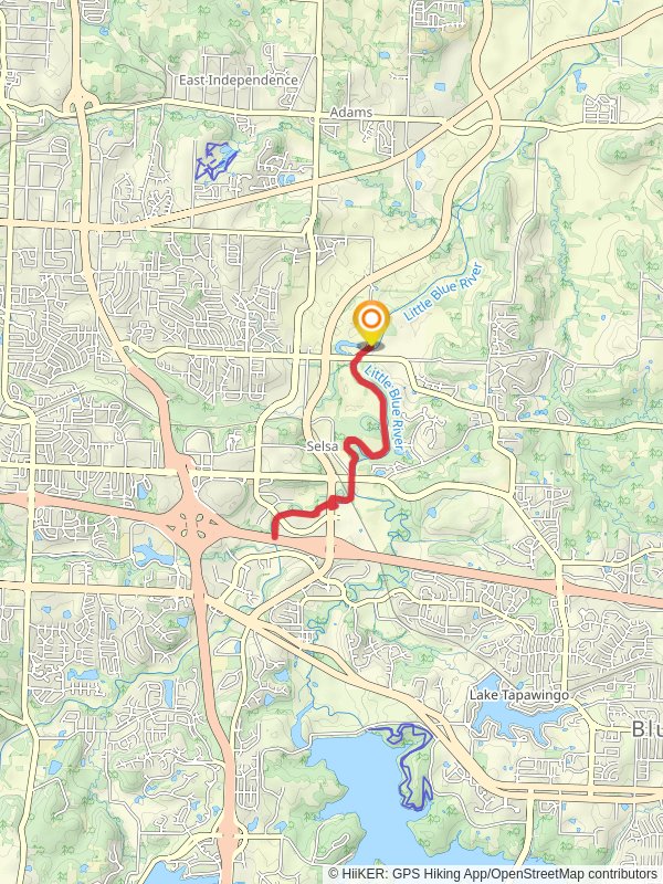 Little Blue Trace Trail - Necessary Road