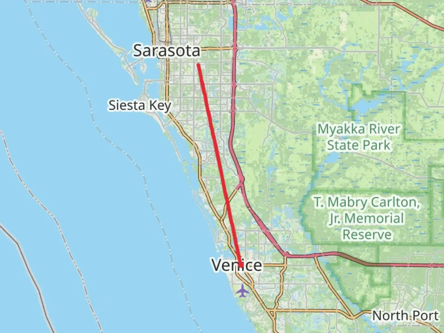 An image depicting the trail Legacy Trail and its surrounding area.