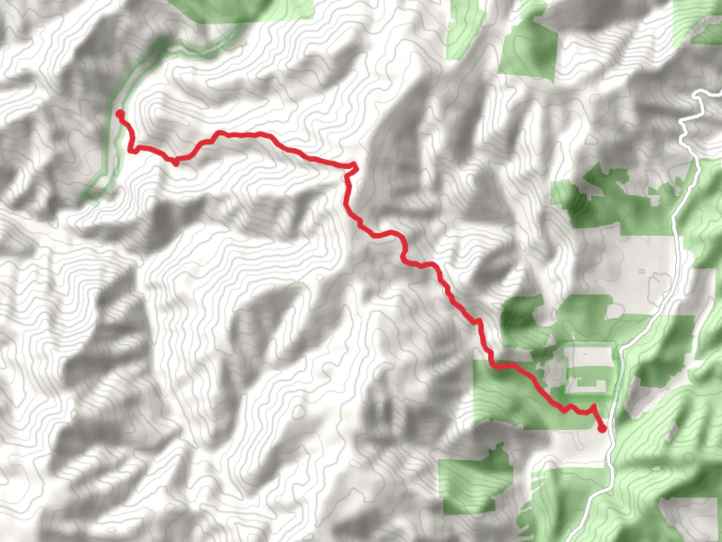 An image depicting the trail Dutchy Creek Trail and its surrounding area.