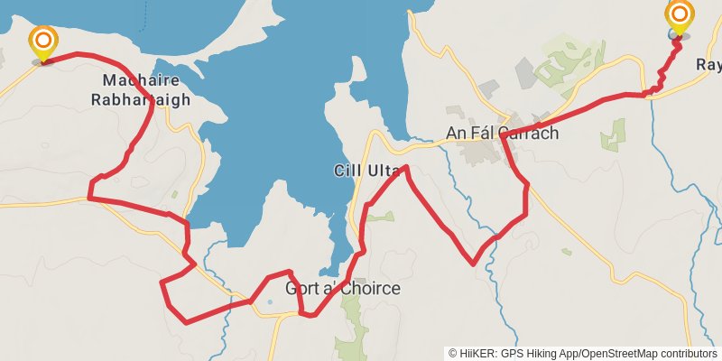 Slí Cholmcille stage 5 Map