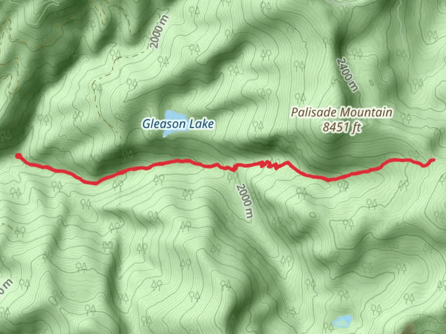 An image depicting the trail Willow Creek Trail and its surrounding area.