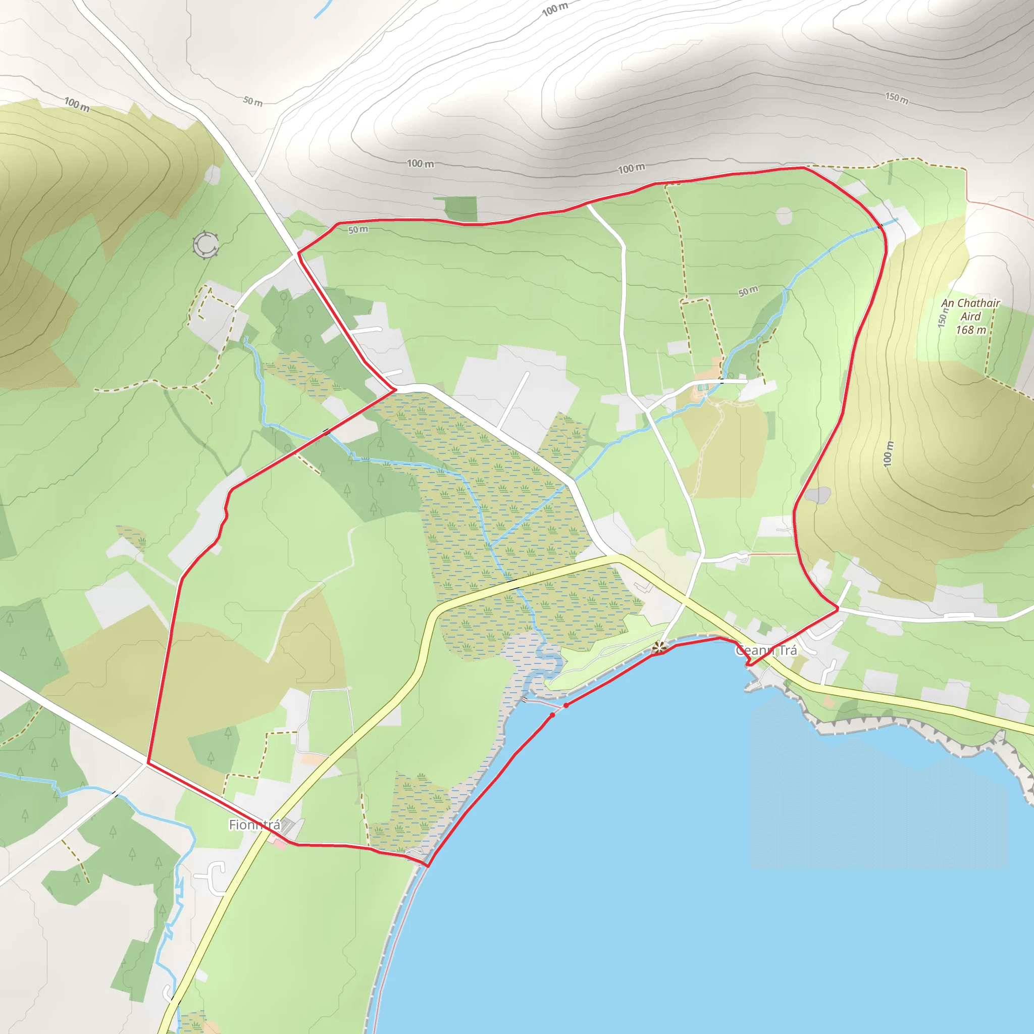 Dingle - Siuloid Cholmain mobile static map