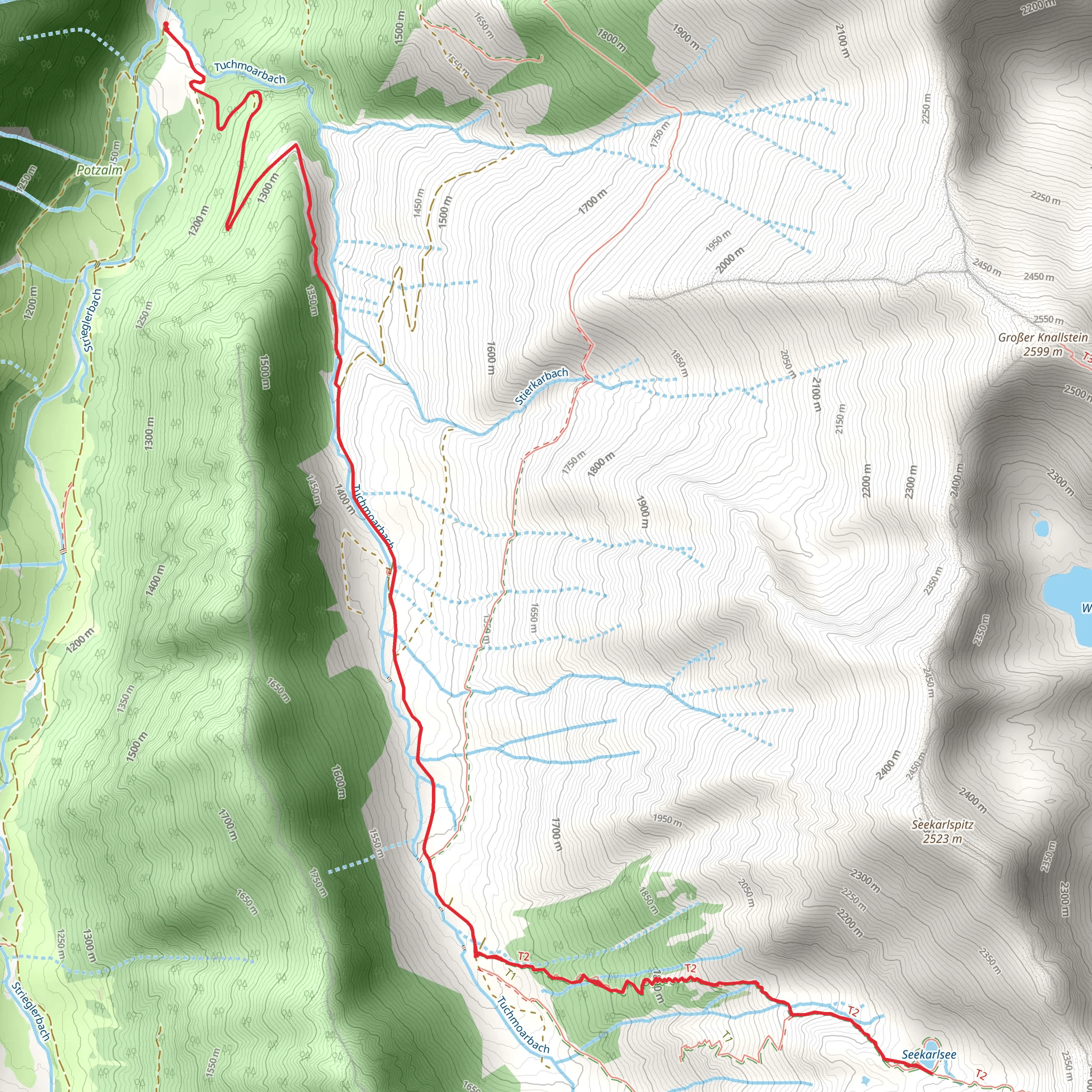 Seekarlsee Lake mobile static map
